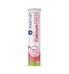 Calcium + witamina C, tabletki musujące o smaku poziomkowym, 20 szt.