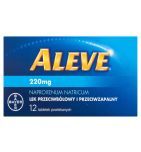 Aleve, 220 mg, tabletki powlekane, opakowanie zawiera 12 sztuk.