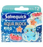 Salvequick Aqua Block Kids, plastry, 12 szt.