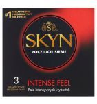Skyn Intense Feel, nielateksowe prezerwatywy z wypustkami, 3 szt.