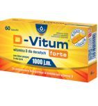 D-Vitum Forte 1000 j.m., kapsułki z witaminą D dla dorosłych, 60 szt.