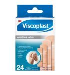 Viscoplast, wrażliwa skóra, plastry, 4 rozmiary, 24 szt.