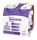Nutridrink Protein, płyn o smaku truskawkowym, 4 x 125 ml