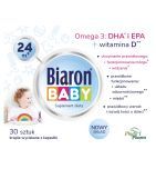 Biaron Baby 24 m+, krople wyciskane z kapsułki (twist-off), 30 szt.