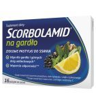 Scorbolamid na gardło, pastylki do ssania, 16 szt