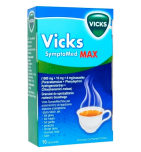 Vicks Antigrip Zatoki i Katar, granulki do sporządzania roztworu doustnego, 10 saszetek