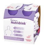 Nutridrink, smak truskawkowy, płyn, 4 x 125 ml