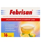 Febrisan, (750 mg + 60 mg + 10 mg)/5 g, proszek musujący, 16 szt.