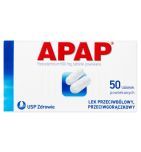 Apap, 500 mg, tabletki powlekane, 50 szt.