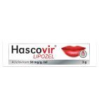 Hascovir Lipożel pro, 50 mg/g, żel, 3 g