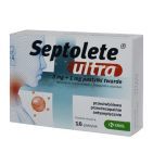 Septolete Ultra o sm.eukaliptus,3 mg+1 mg,pastyl.tw,16szt