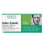 Infex Zatoki, 200 mg + 30 mg, tabletki powlekane, 12 sztuk