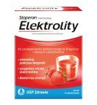 Stoperan, Elektrolity, proszek, smak truskawkowy, 7 saszetek