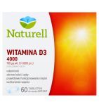 Naturell Witamina D3 4000, tabletki do ssania, 60 szt.
