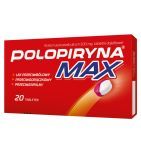 Polopiryna Max, 500 mg, tabletki dojelitowe, 20 szt.