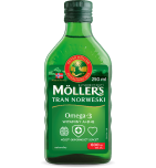Mollers Tran Norweski naturalny, płyn, 250 ml