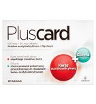 Pluscard, 100 mg + 40 mg, tabletki (Acidum acetylsalicylicum + Glycinum), 60 sztuk