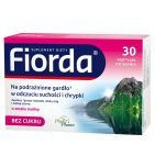 Fiorda, pastylki do ssania o smaku malinowym, 30 szt.