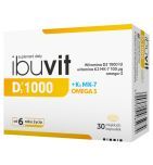 Ibuvit D3 1000+K2 MK-7 Omega 3, kapsułki, 30 szt.