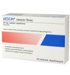 Aescin, 20 mg,tabl.dojelit.,(i.row),MDZ/PhP,Czechy, 30 szt
