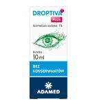 Droptiva Plus, nawilżające krople do oczu, 10 ml