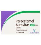 Paracetamol  Aurovitas, 500 mg, tabl., 12 szt