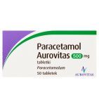 Paracetamol Aurovitas, 500 mg, tabletki, 50 szt.