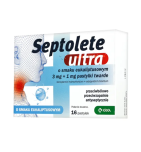 Septolete Ultra o sm.cytr,miodu,3mg+1mg,pastyl.tw,16szt