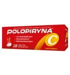 Polopiryna C, tabletki musujące, 18 szt.