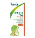 Ambrosol (15 mg/5 ml), syrop, 120 ml (Teva)