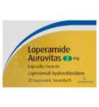 Loperamide Aurovitas, 2 mg, kapsułki twarde, 20 sztuk