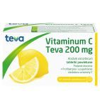 VITAMINUM C TEVA 200 mg, tabletki powlekane, 50 sztuk