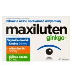 Maxiluten ginkgo+, tabletki, 30 szt.
