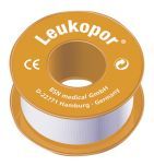 Leukopor, plaster przylepiec w rolce, rozmiar 1,25 cm x 5 m, 1 szt.