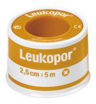 Leukopor, plaster przylepiec w rolce, rozmiar 2,5 cm x 5 m, 1 szt.
