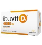 Ibuvit D3 4000 IU, 4000 IU, kapsułki miękkie, 60 szt.