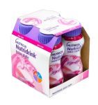 Nutridrink Juice Style, płyn o smaku truskawkowym, 4 x 200 ml