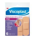 Viscoplast Komfort Mix na otarcia, plastry na stopę, 72 mm x 25 mm, 6 szt.
