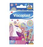 Viscoplast Plastry Magiczne, dekorowane plastry dla dzieci, 2 rozmiary, 20 szt.