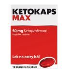 Ketokaps Max, 50 mg, kapsułki, miękkie, 10 sztuk