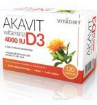 Akavit witamina D3 4000IU, powyzej 75 r.z., kaps., 120 szt