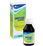 Unituss Junior, 60 mg/10 ml, syrop, 120 ml.