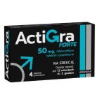 Actigra Forte, 50 mg, tabletki powlekane, 4 sztuki