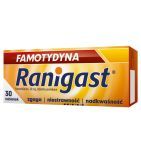 Famotydyna Ranigast, 20 mg, tabletki powlekane, 30 szt.