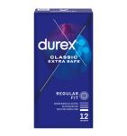 Durex Extra Safe, prezerwatywy powlekane środkiem nawilżającym, 12 szt.