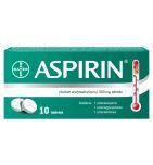 Aspirin, 500 mg, tabl., 10 szt