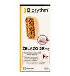 Biorythm Zelazo 28 mg, kaps.o przedl.uwaln.,30 szt
