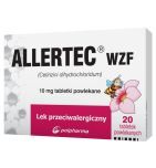 Allertec WZF, 10 mg, tabl.powl., 20 szt