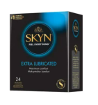 Skyn Extra Lubricated, nielateksowe prezerwatywy, 24 szt.