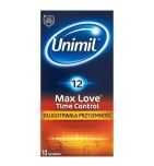 Unimil Max Love Time Control, prezerwatywy, 12 szt.